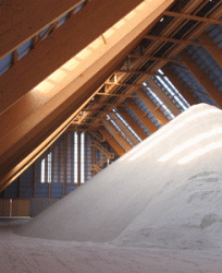 De-icing road salt, vacuumsalt bulk